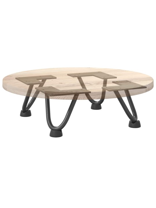 JUUKSENÕELJALAD KOHVILAUALE, 4 TK, ANTRATSIITHALL, 10 CM, TÄISTERAS