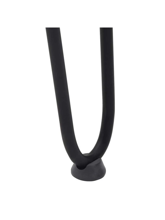 JUUKSENÕELJALAD KOHVILAUALE, 4 TK, MUSTAD, 42 CM, TÄISTERAS