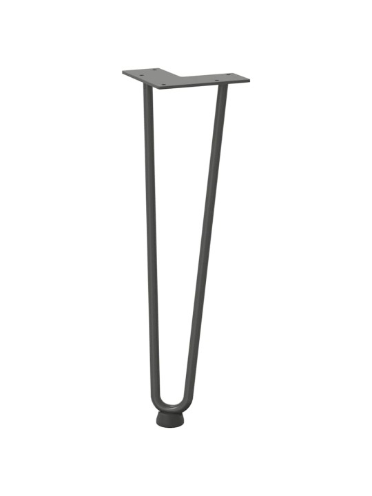 JUUKSENÕELJALAD KOHVILAUALE, 4 TK, ANTRATSIITHALL, 42 CM, TÄISTERAS