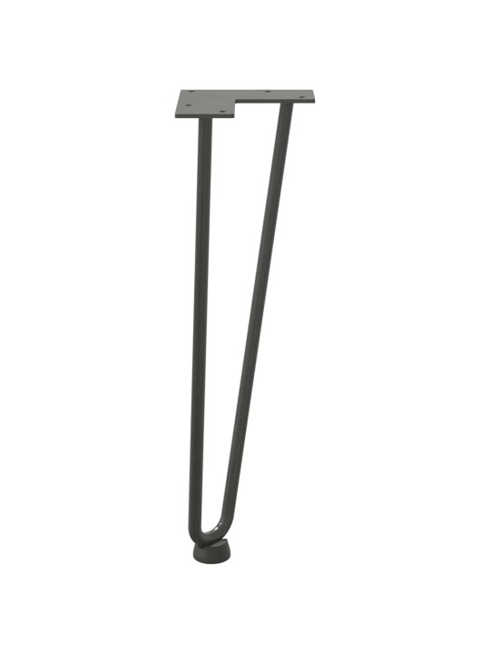 JUUKSENÕELJALAD KOHVILAUALE, 4 TK, ANTRATSIITHALL, 42 CM, TÄISTERAS