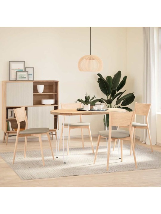KONSOOLLAUA JUUKSENÕELJALAD 4 TK, VALGED, 72 CM, TÄISTERAS