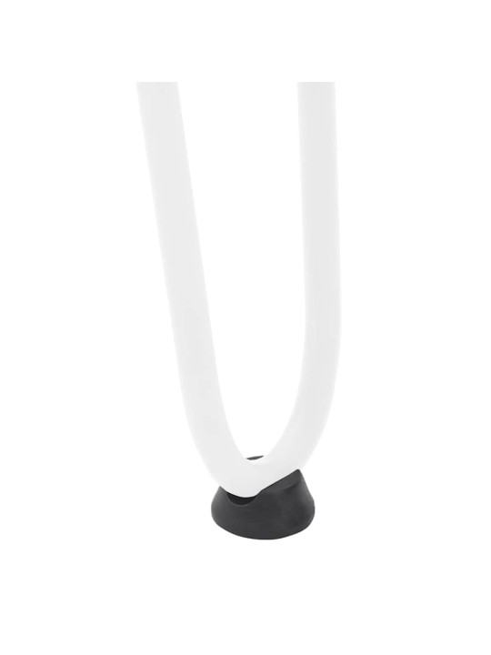 KONSOOLLAUA JUUKSENÕELJALAD 4 TK, VALGED, 72 CM, TÄISTERAS