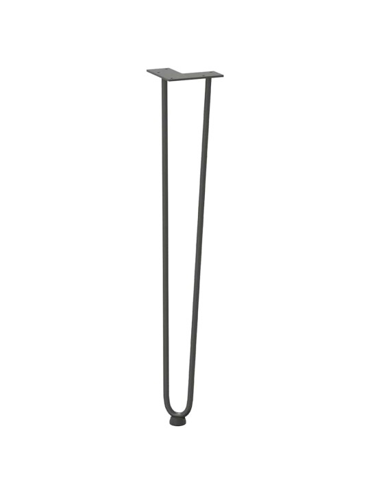 KONSOOLLAUA JUUKSENÕELJALAD 4 TK, ANTRATSIITHALL, 72 CM, TÄISTERAS