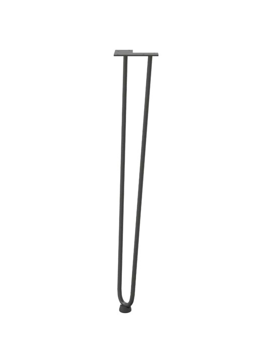 KONSOOLLAUA JUUKSENÕELJALAD 4 TK, ANTRATSIITHALL, 72 CM, TÄISTERAS