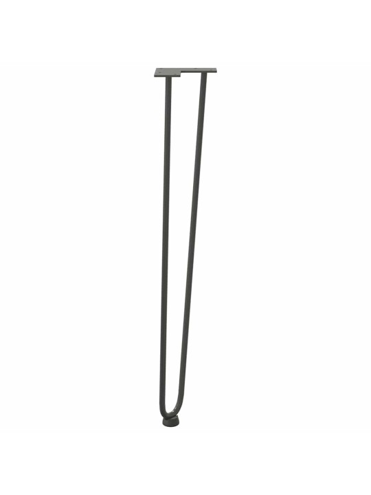 KONSOOLLAUA JUUKSENÕELJALAD 4 TK, ANTRATSIITHALL, 72 CM, TÄISTERAS