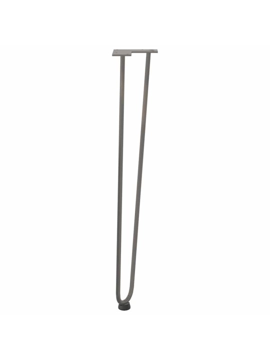 KONSOOLLAUA JUUKSENÕELJALAD 4 TK, NATURAALNE TERAS, 72 CM, TÄISTERAS