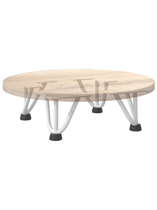 JUUKSENÕELJALAD KOHVILAUALE, 4 TK, VALGED, 10 CM, TÄISTERAS