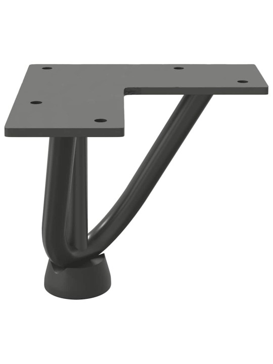 JUUKSENÕELJALAD KOHVILAUALE, 4 TK, ANTRATSIITHALL, 10 CM, TÄISTERAS