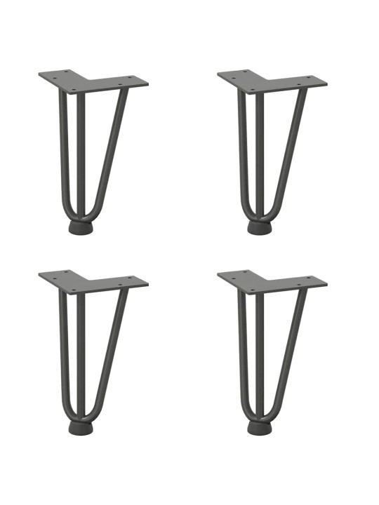JUUKSENÕELJALAD KOHVILAUALE, 4 TK, ANTRATSIITHALL, 20 CM, TÄISTERAS