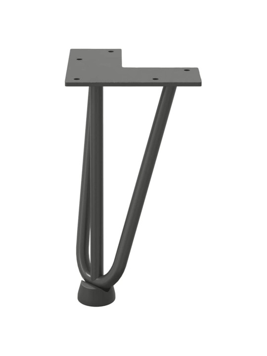 JUUKSENÕELJALAD KOHVILAUALE, 4 TK, ANTRATSIITHALL, 20 CM, TÄISTERAS