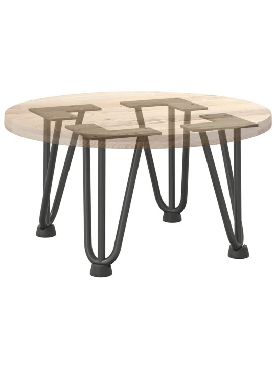 JUUKSENÕELJALAD KOHVILAUALE, 4 TK, ANTRATSIITHALL, 20 CM, TÄISTERAS