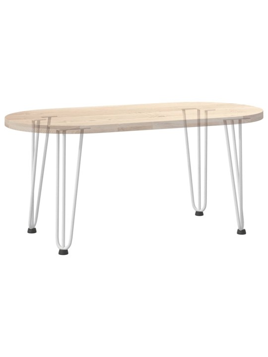 JUUKSENÕELJALAD KOHVILAUALE, 4 TK, VALGED, 42 CM, TÄISTERAS