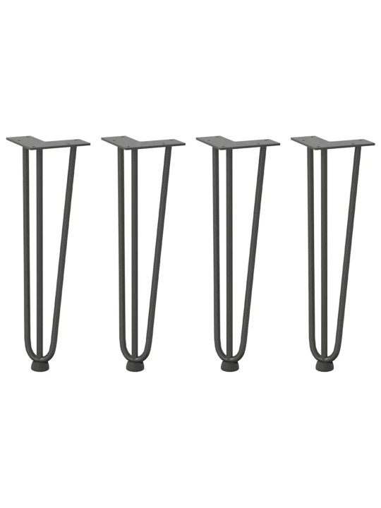 JUUKSENÕELJALAD KOHVILAUALE, 4 TK, ANTRATSIITHALL, 42 CM, TÄISTERAS
