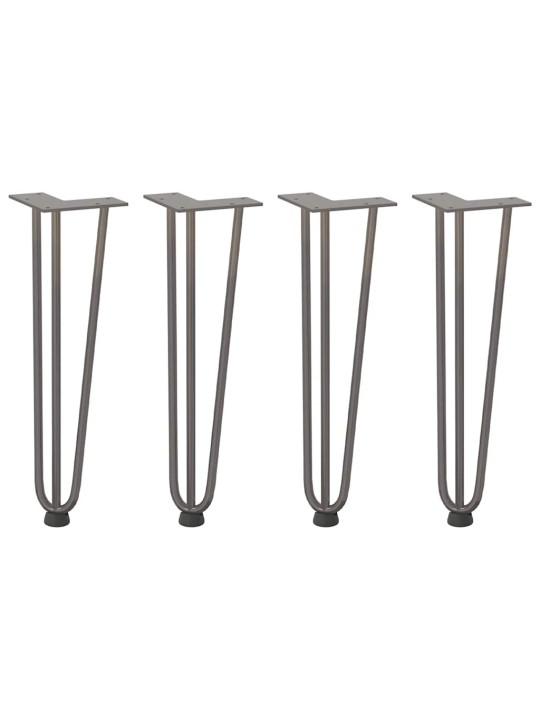 JUUKSENÕELJALAD KOHVILAUALE, 4 TK, NATURAALNE TERAS, 42 CM, TÄISTERAS