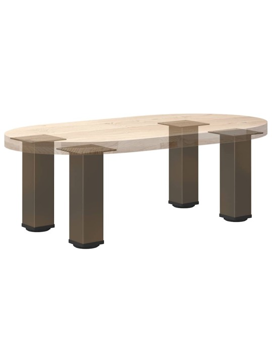 KOHVILAUA JALAD 4 TK, NATURAALNE TERAS, 42–44 CM, TERAS
