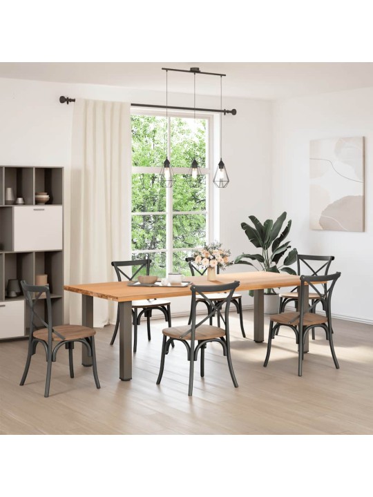 KONSOOLLAUA JALAD 4 TK, NATURAALNE TERAS, 72–74 CM, TERAS