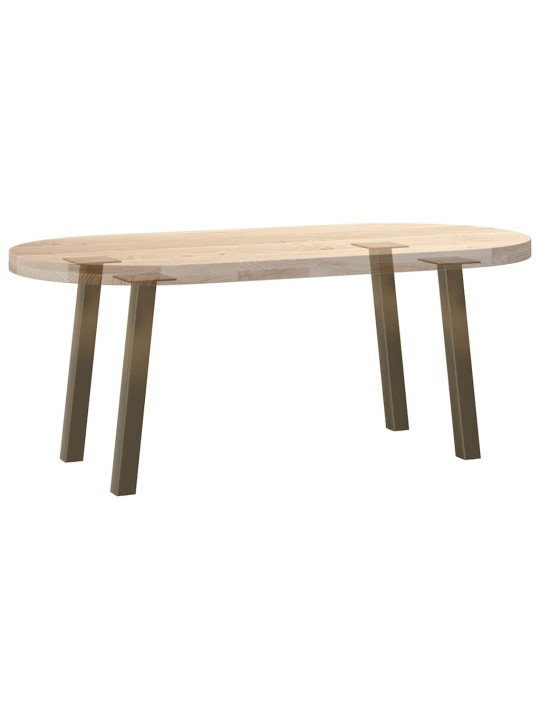 KOHVILAUA JALAD 4 TK, NATURAALNE TERAS, 42 CM, TERAS
