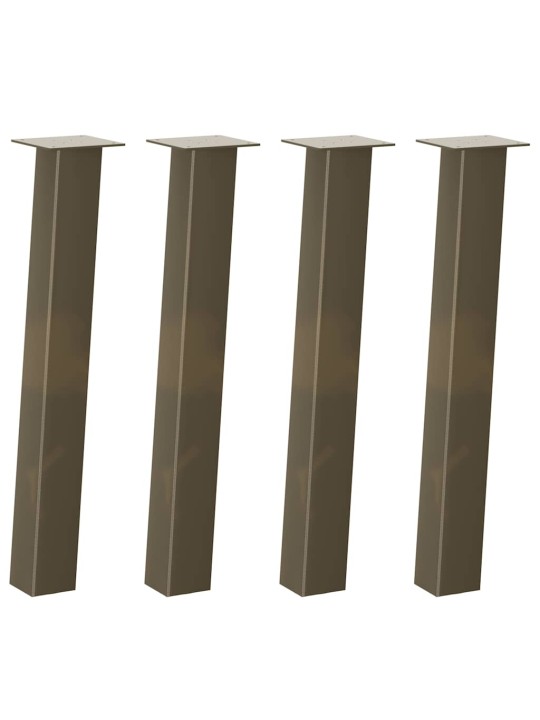 KONSOOLLAUA JALAD 4 TK, NATURAALNE TERAS, 72 CM, TERAS