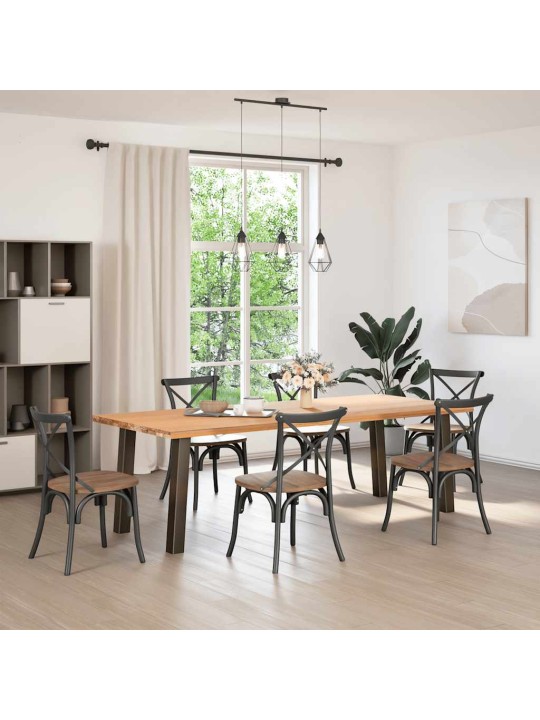 KONSOOLLAUA JALAD 4 TK, NATURAALNE TERAS, 72 CM, TERAS