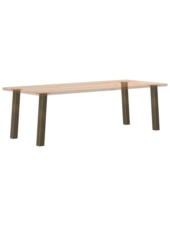 KONSOOLLAUA JALAD 4 TK, NATURAALNE TERAS, 72 CM, TERAS