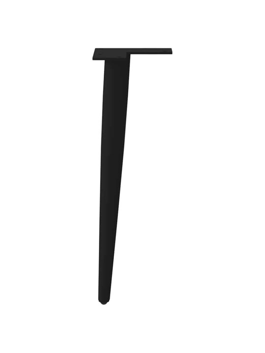 KOHVILAUA JALAD, KOONUSEKUJULISED, 4 TK, MUSTAD, 42–43 CM, TERASEST