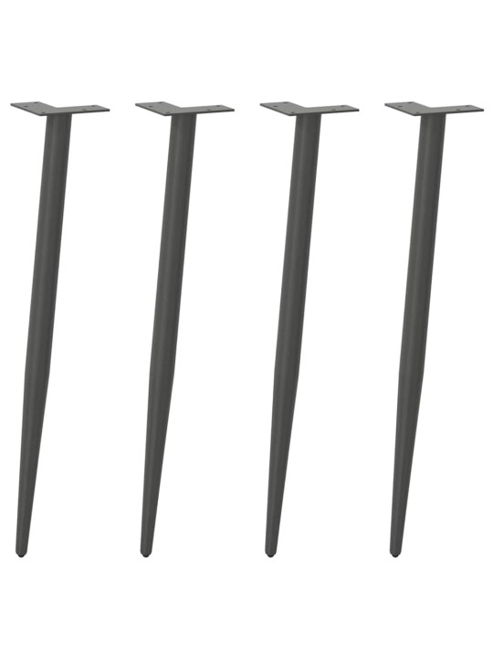 KONSOOLLAUA JALAD, KOONILISED, 4 TK, ANTRATSIITHALL, 72–73 CM, TERAS