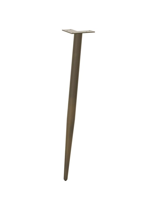KONSOOLLAUA JALAD, KOONUSEKUJULISED, 4 TK, NATURAALNE TERAS, 72–73 CM, TERAS
