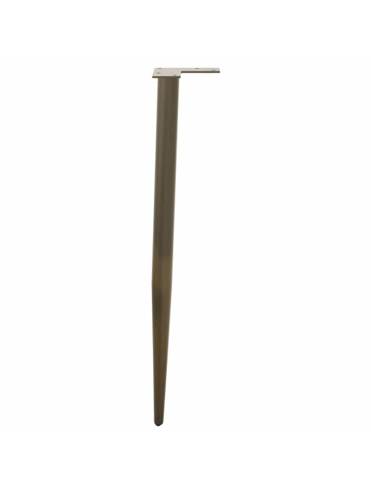 KONSOOLLAUA JALAD, KOONUSEKUJULISED, 4 TK, NATURAALNE TERAS, 72–73 CM, TERAS
