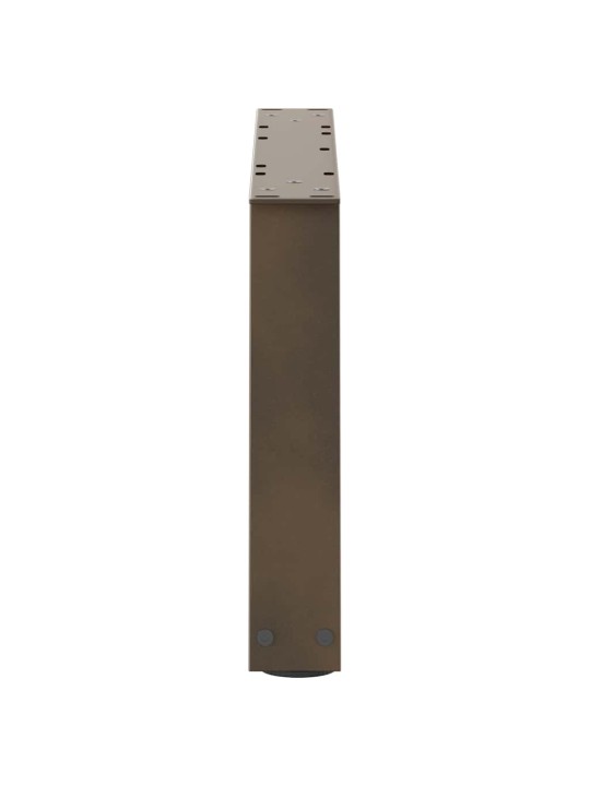 KOHVILAUA JALAD V-KUJULISED 2 TK, NATURAALNE TERAS, 50 X (30–31,3) CM, TERAS