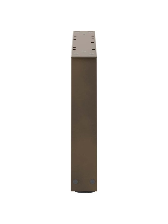KOHVILAUA JALAD V-KUJULISED 2 TK, NATURAALNE TERAS, 60 X (30–31,3) CM, TERAS