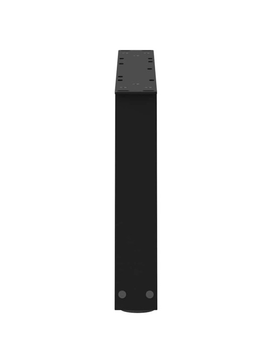 KOHVILAUA JALAD, V-KUJULISED, 2 TK, MUSTAD, 70 X (30–31,3) CM, TERAS