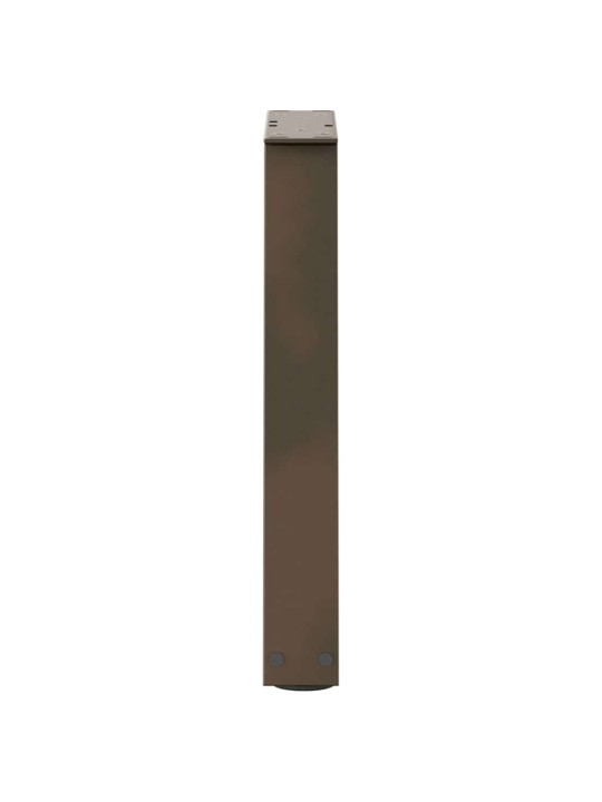 KOHVILAUA JALAD V-KUJULISED 2 TK, NATURAALNE TERAS, 38 X (42–43,3) CM, TERAS