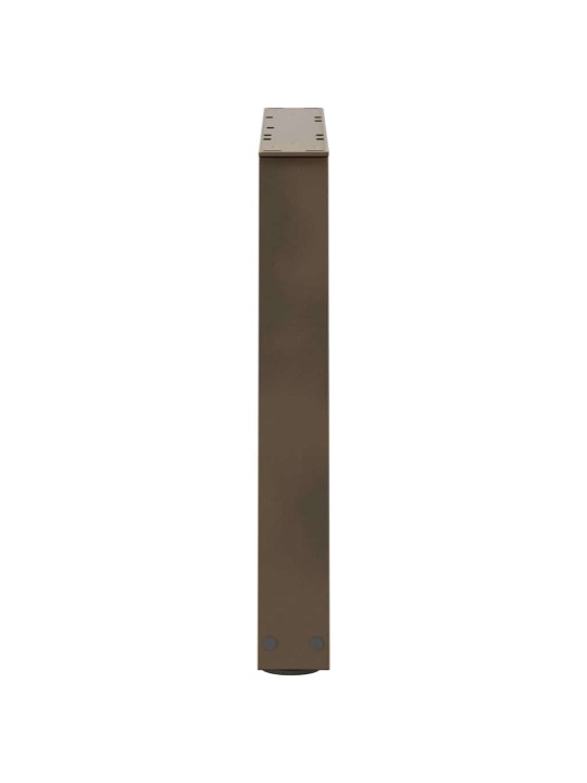 KOHVILAUA JALAD V-KUJULISED 2 TK, NATURAALNE TERAS, 50 X (42–43,3) CM, TERAS