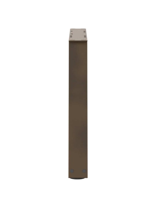 KOHVILAUA JALAD V-KUJULISED 2 TK, NATURAALNE TERAS, 60 X (42–43,3) CM, TERAS