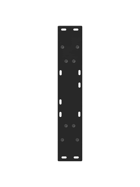 SÖÖGILAUA JALAD, V-KUJULISED, 2 TK, MUSTAD, 60 X (72–73) CM, TERASEST