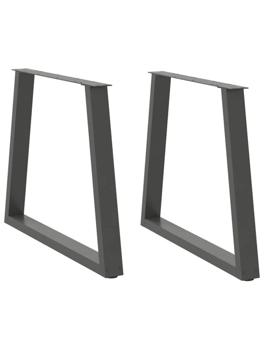 SÖÖGILAUA JALAD V-KUJULISED 2 TK, ANTRATSIITHALL, 70 X (72-73,3) CM, TERAS
