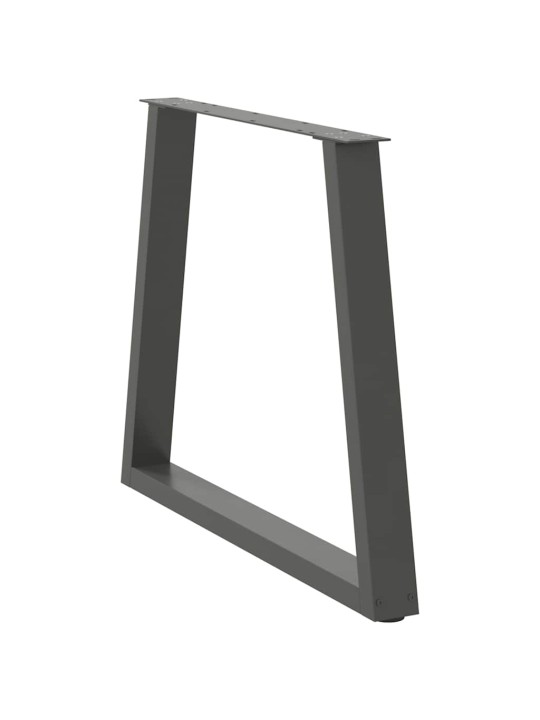 SÖÖGILAUA JALAD V-KUJULISED 2 TK, ANTRATSIITHALL, 70 X (72-73,3) CM, TERAS