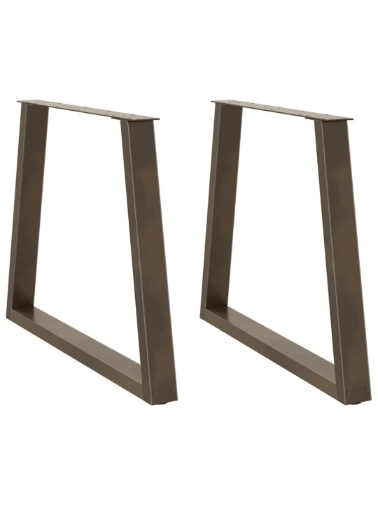 SÖÖGILAUA JALAD, V-KUJULISED, 2 TK, NATURAALNE TERAS, 70 X (72–73,3) CM, TERAS