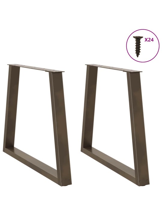 SÖÖGILAUA JALAD, V-KUJULISED, 2 TK, NATURAALNE TERAS, 70 X (72–73,3) CM, TERAS