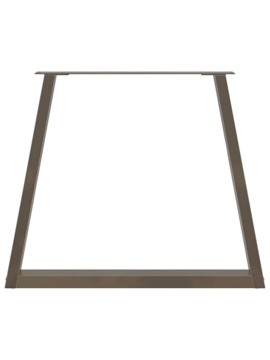 SÖÖGILAUA JALAD, V-KUJULISED, 2 TK, NATURAALNE TERAS, 70 X (72–73,3) CM, TERAS