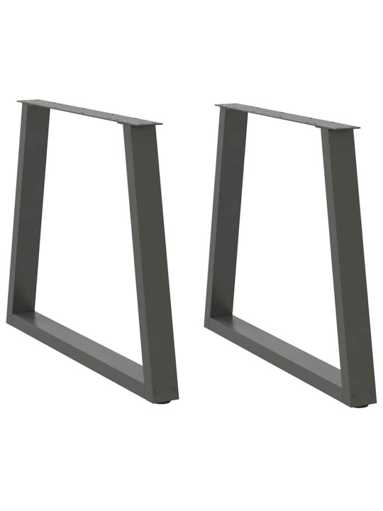SÖÖGILAUA JALAD V-KUJULISED 2 TK, ANTRATSIITHALL, 80 X (72-73,3) CM, TERAS
