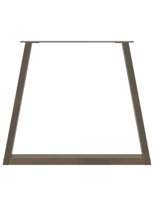 SÖÖGILAUA JALAD, V-KUJULISED, 2 TK, NATURAALNE TERAS, 80 X (72–73,3) CM, TERAS