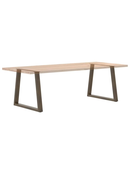 SÖÖGILAUA JALAD, V-KUJULISED, 2 TK, NATURAALNE TERAS, 80 X (72–73,3) CM, TERAS