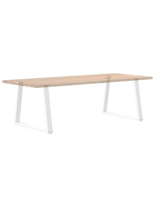 SÖÖGILAUA JALAD, V-KUJULISED, 2 TK, VALGED, 90 X (72–73,3) CM, TERAS