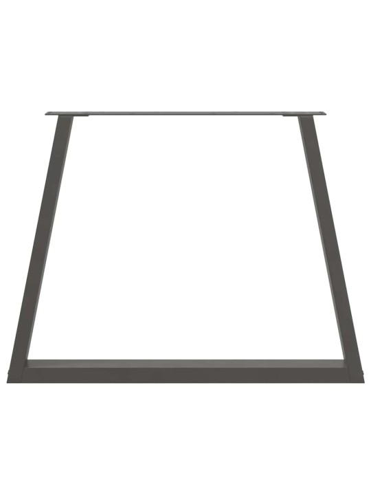 SÖÖGILAUA JALAD V-KUJULISED 2 TK, ANTRATSIITHALL, 90 X (72-73,3) CM, TERAS