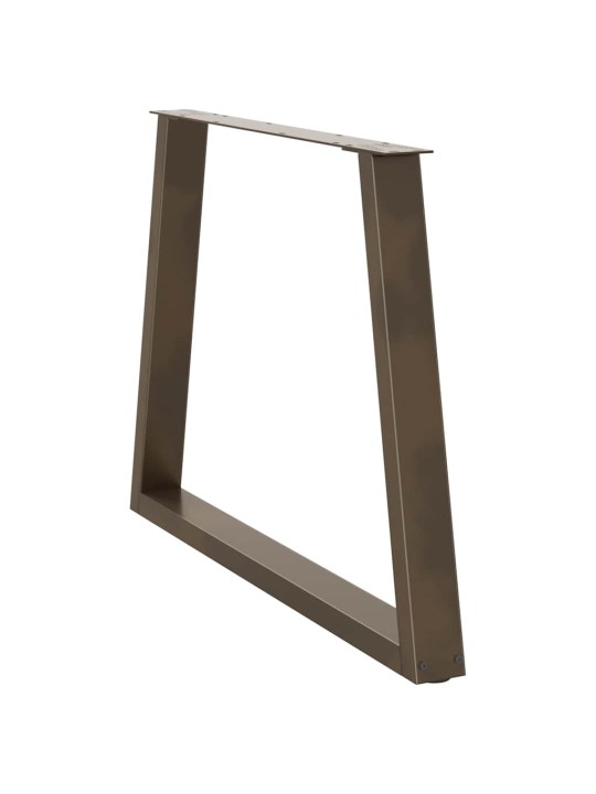 SÖÖGILAUA JALAD V-KUJULISED 2 TK, NATURAALNE TERAS, 90 X (72–73,3) CM, TERAS