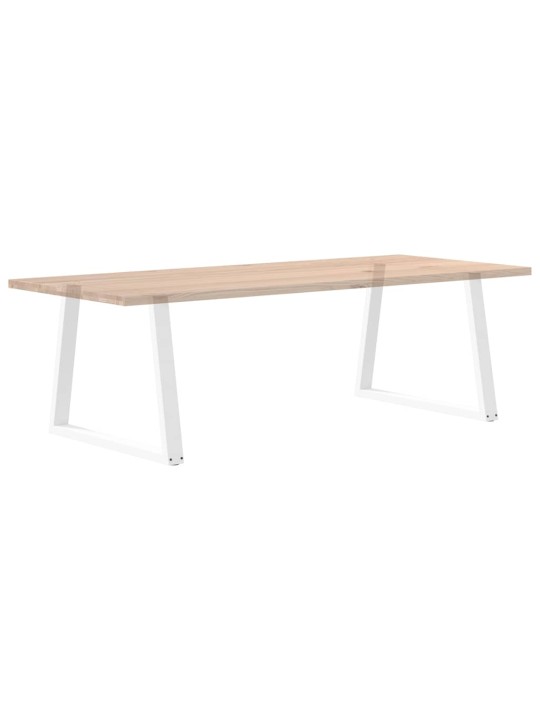 SÖÖGILAUA JALAD V-KUJULISED, 2 TK, VALGED, 100 X (72–73,3) CM, TERAS