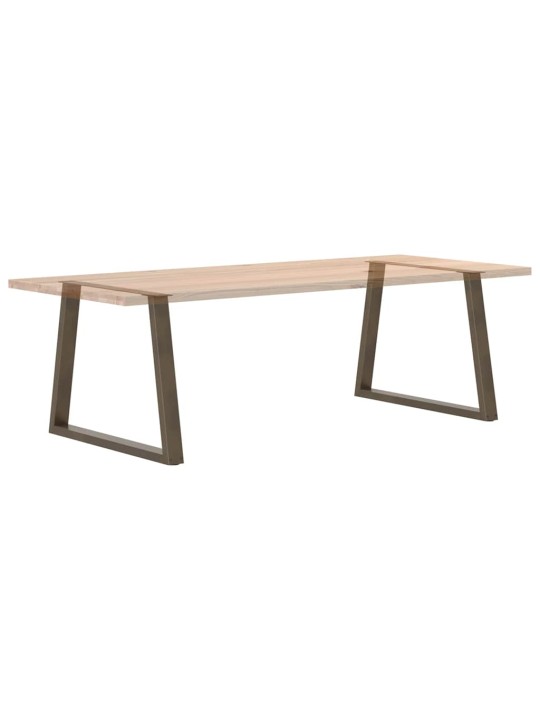 SÖÖGILAUA JALAD, V-KUJULISED, 2 TK, NATURAALNE TERAS, 100 X (72–73,3) CM, TERAS