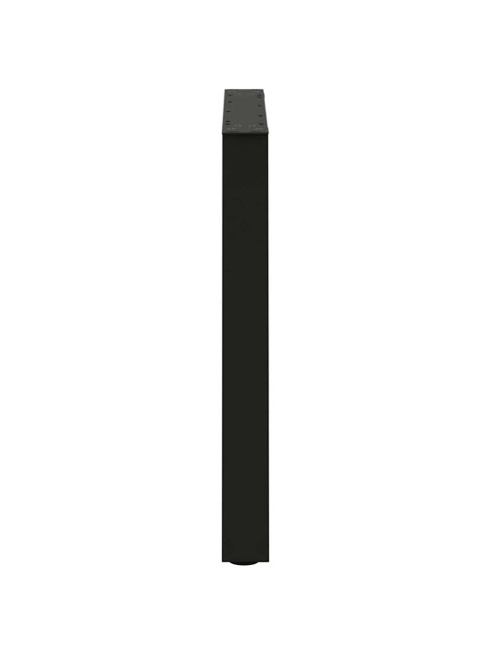 SÖÖGILAUA JALAD, V-KUJULISED, 3 TK, MUSTAD, 70 X (72–73,3) CM, TERAS