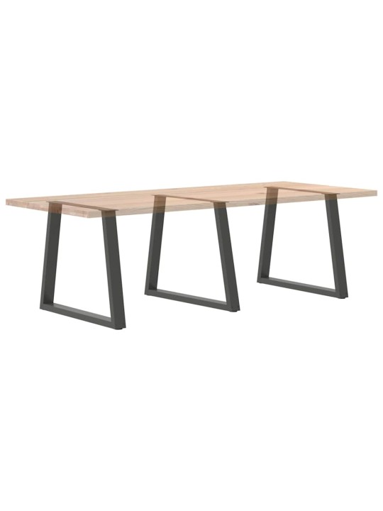 SÖÖGILAUA JALAD, V-KUJULISED, 3 TK, ANTRATSIITHALL, 70 X (72-73,3) CM, TERAS